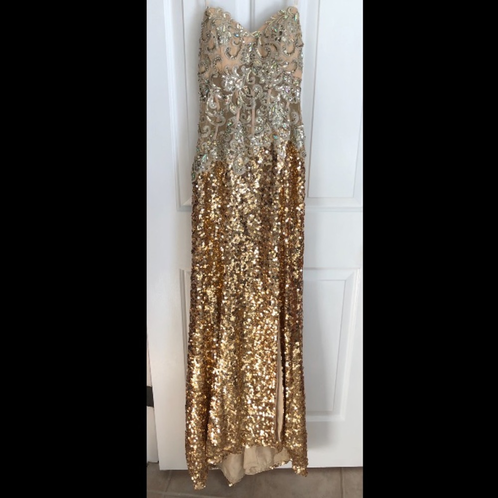 Gold Prom Dress